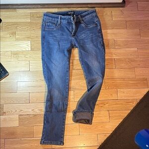 Women's Straight Leg Blue Jeans